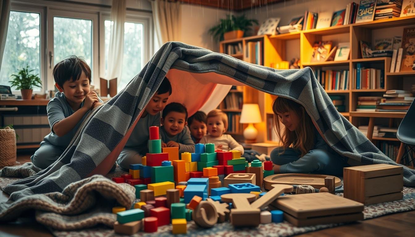 Spielideen für Regentage zuhause