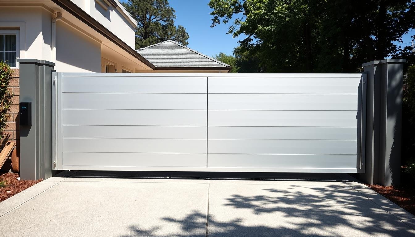 Moderne Torautomatik für Einfahrtstore