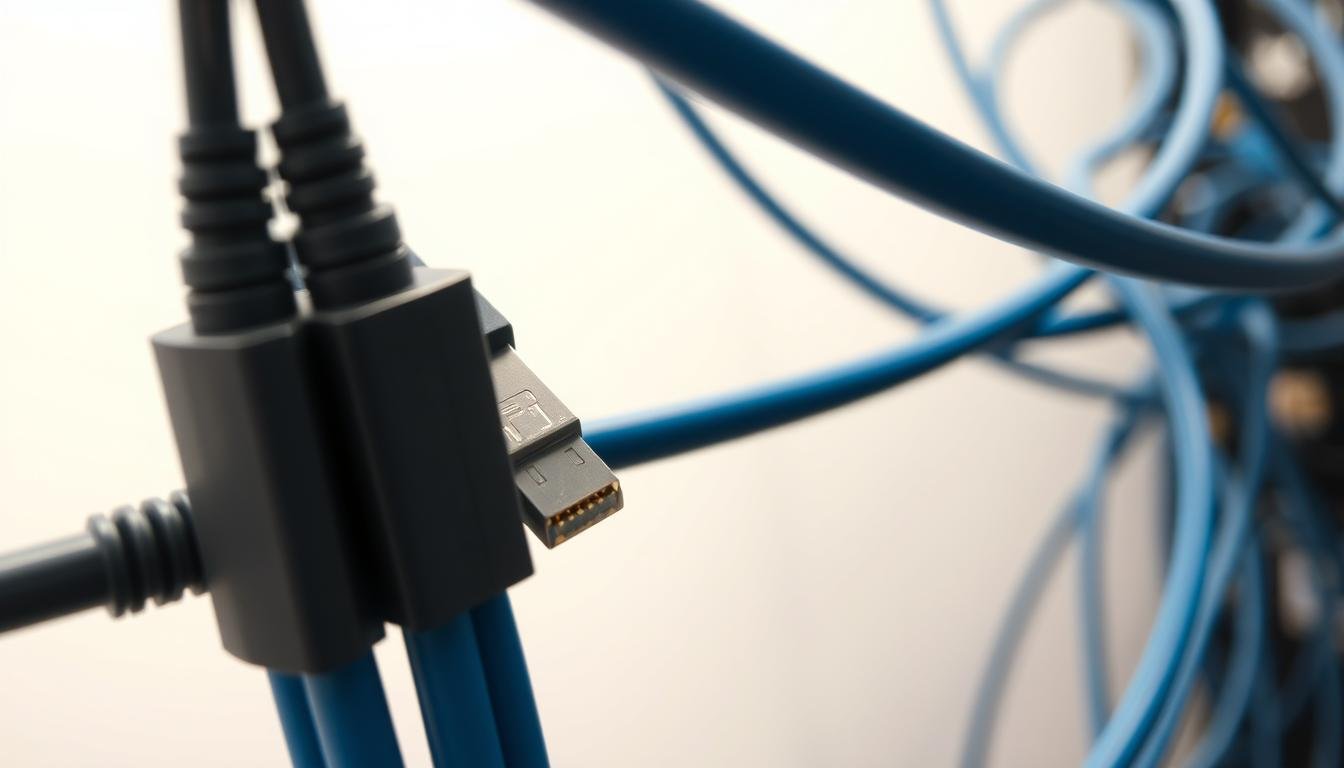 Hochwertige Datenleitungen für Netzwerke